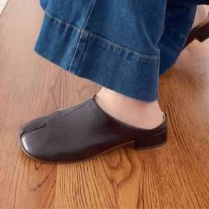 tabi mules open back leather split toe brown 1.jpg